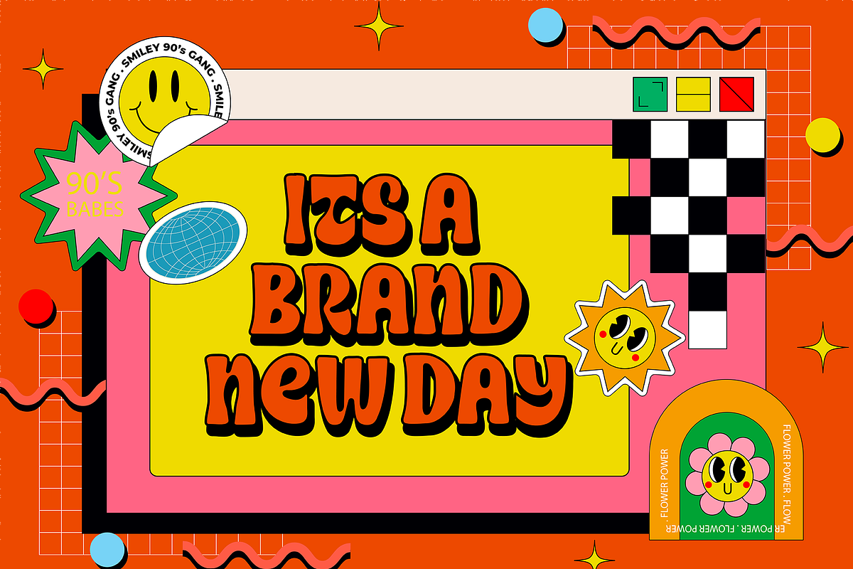 Retrorika Groovy Font, a Handwritten Font by Authentic Studio (Photo 3 of 14)