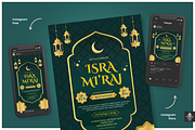 Isra Mi'raj Flyer Set, a Flyer Template by SquidPixey (Thumbnail 1 of 6)