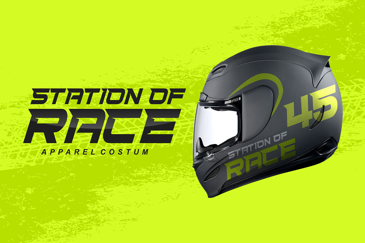 Station of Race, a Font by Fachranheit Studio (Photo 2 of 6)