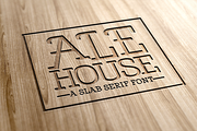 Ale House, a Slab Serif Font by Art And Sign Unlimited (Thumbnail 1 of 5)