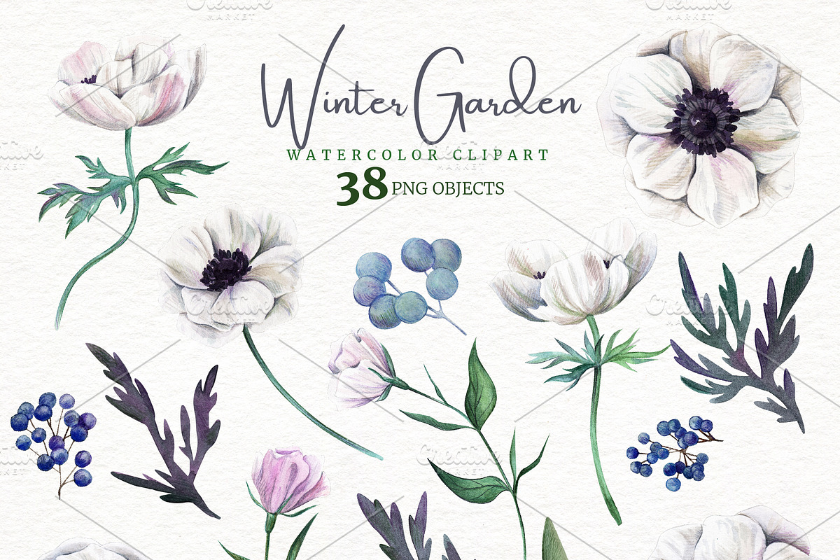 Floral Watercolor Bundle, an Object Graphic by JSolomatina (Photo 20 of 23)