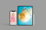 Tablet & Phone Pro Mockup, an iPad Mockup by Se٧enStudio (Thumbnail 2 of 3)