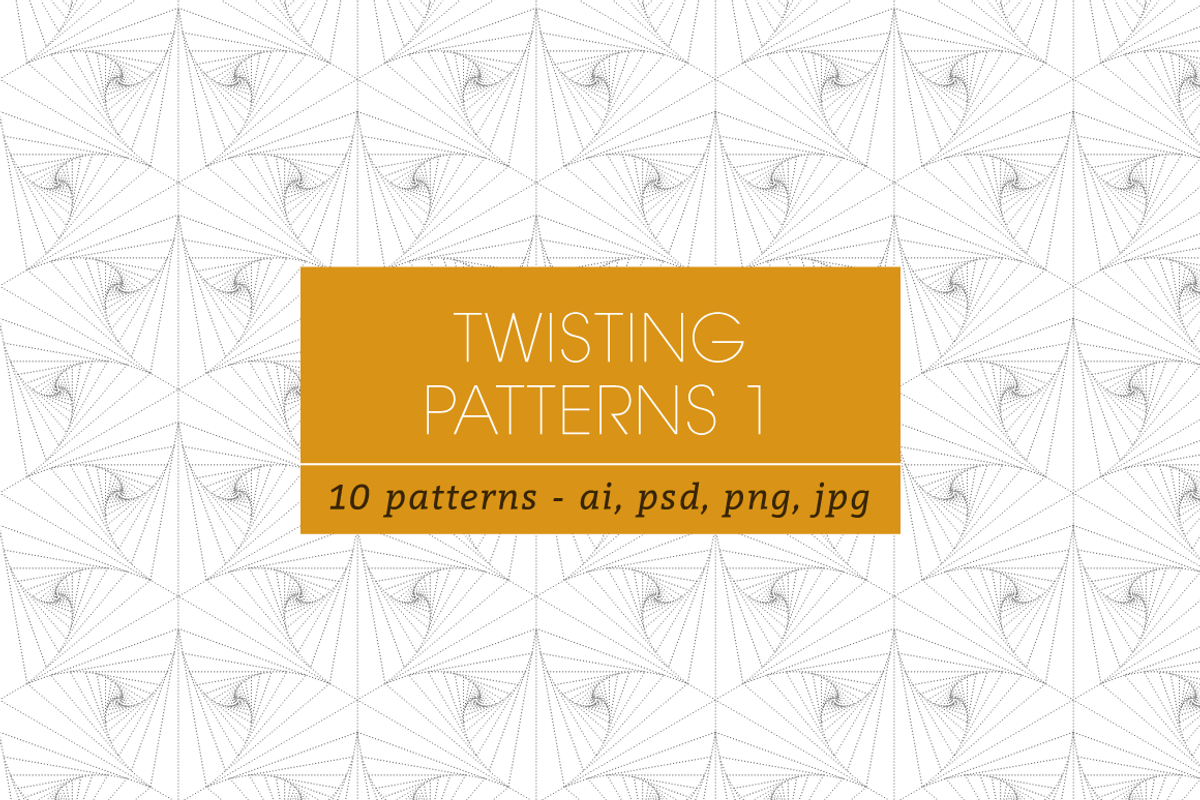 Twisting Patterns 1, a Pattern Graphic by kloroform