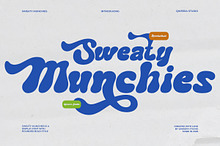 Sweaty Munchies - Bold Display Font