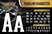 Singha Prestige, a Serif Font by Burntilldead (Thumbnail 2 of 10)