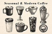 Drinks & Cocktail Menu Illustrations, a Food Illustration by Yevheniia (Thumbnail 6 of 14)