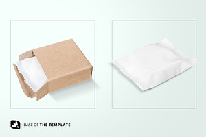 Handmade Soap Bar Packaging Mockup