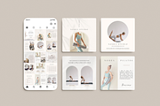 Yoga Studio Instagram Template Canva, a Social Media Template by NoheaDesignShop (Thumbnail 8 of 12)