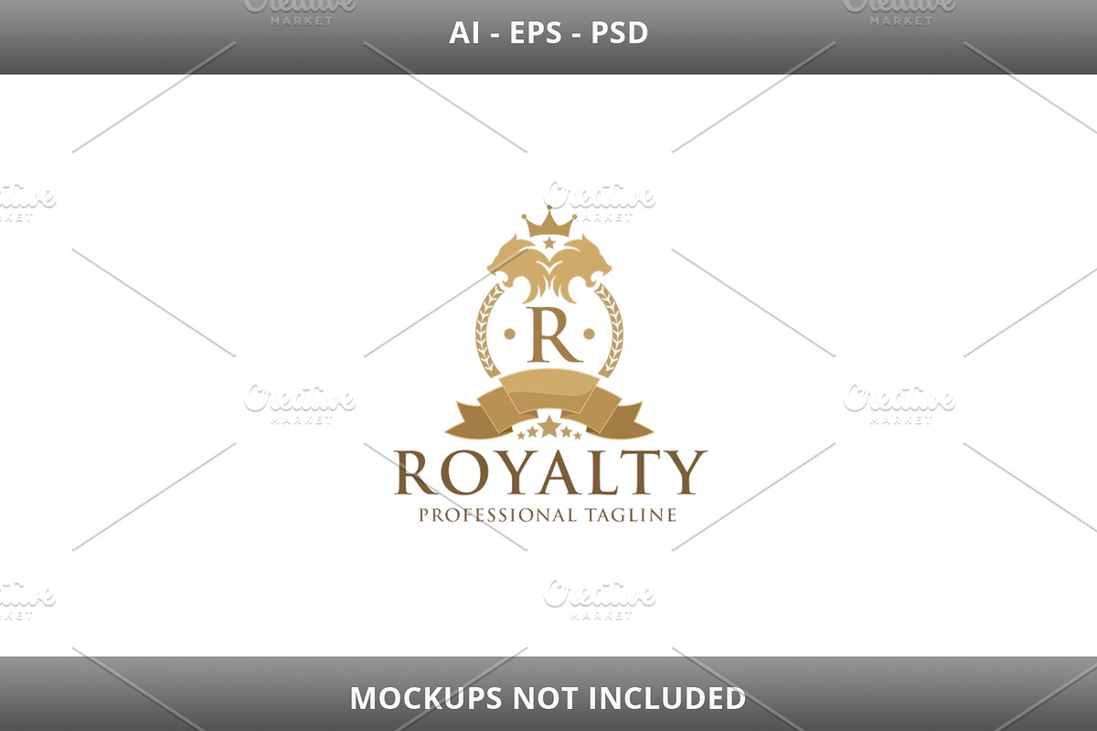 Royalty Crest Letter R Logo, a Branding & Logo Template by Design_Planet