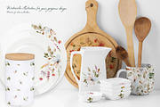 Watercolor flowers spring bouquet, an Illustration by RushkinaAntonina (Thumbnail 2 of 7)