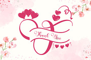 Dainty Valentine Monogram, a Handwritten Font by Yoga Letter (Thumbnail 4 of 6)
