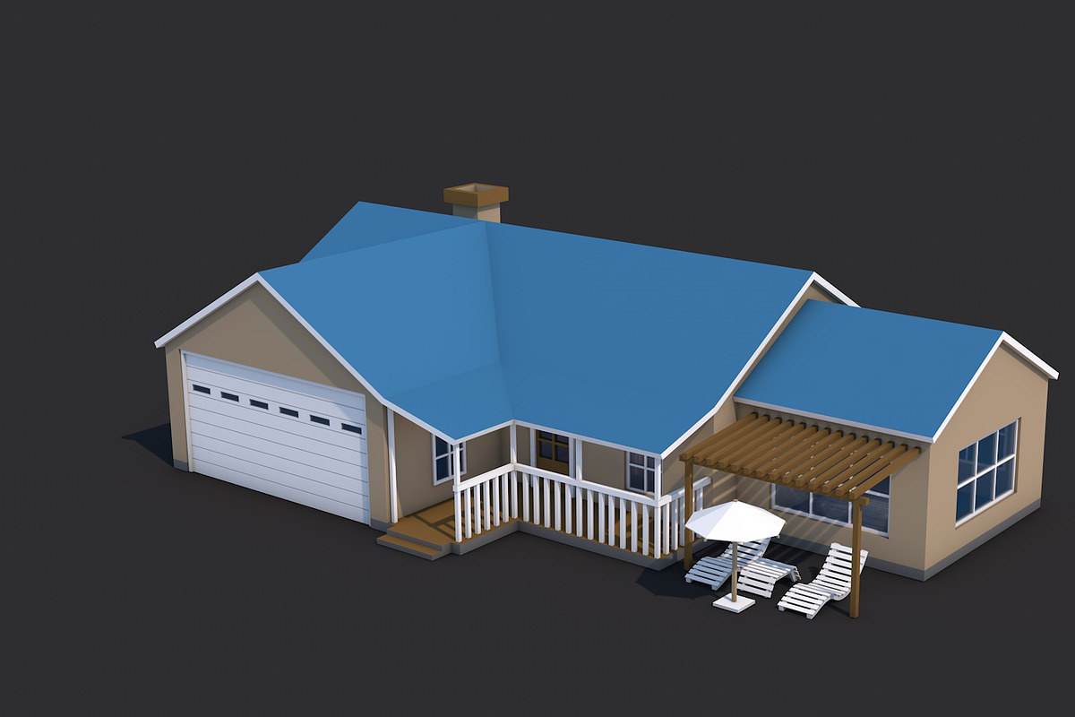8 House Building and Swimming Pool, an Architecture 3D Model by multimedia4ds (Photo 6 of 25)