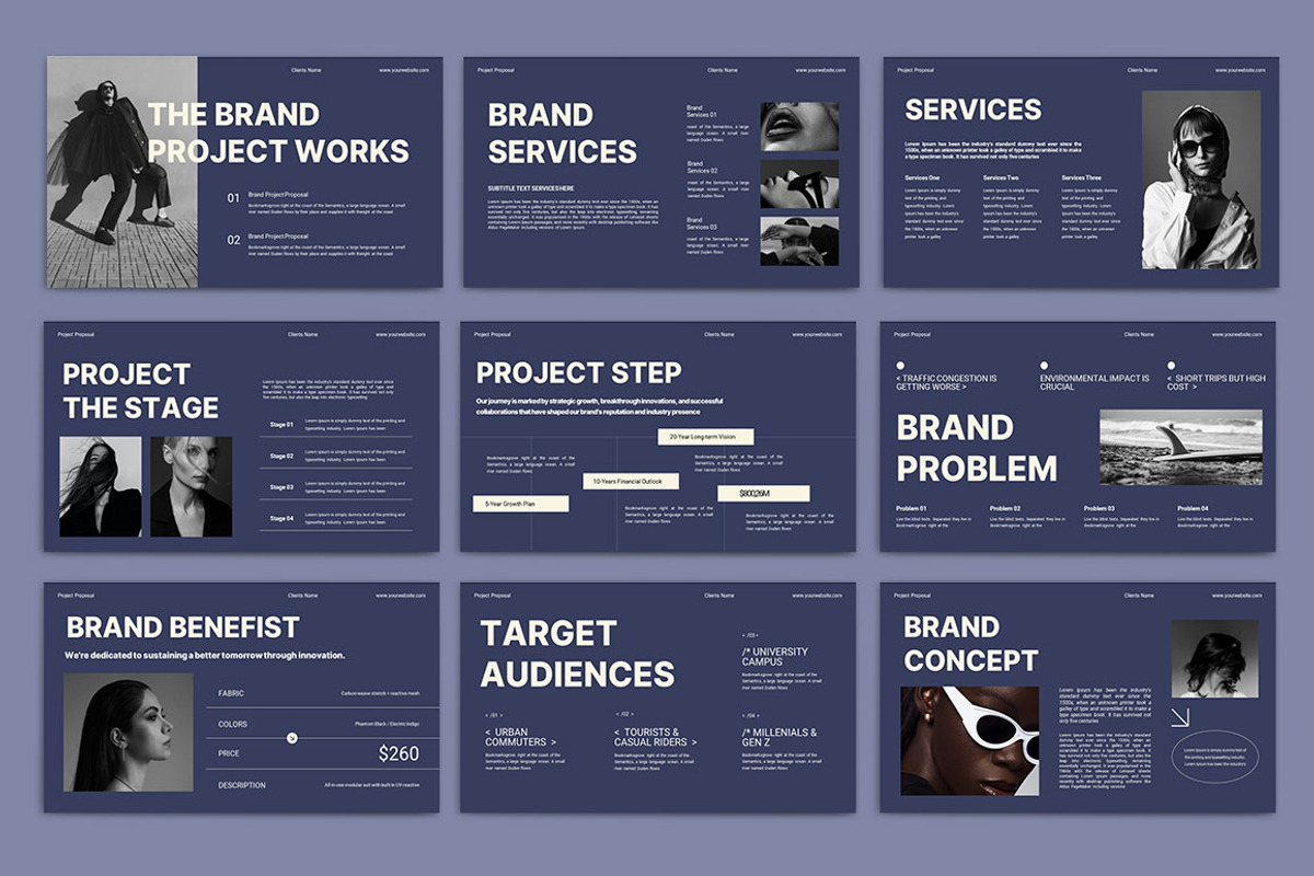 Brand Project Persentation, a Presentation Template by yanindesign (Photo 3 of 4)