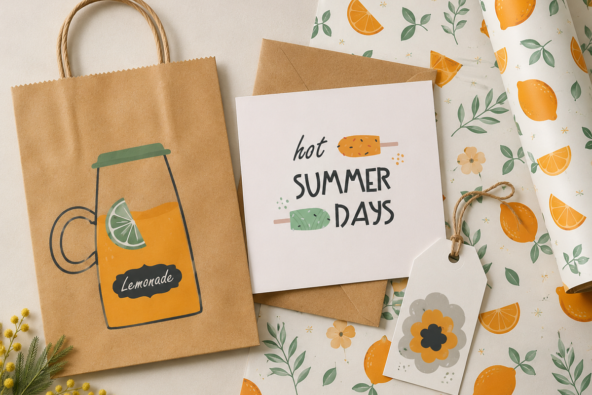 Summer Days | Vector Stickers Pack, a Decorative Illustration by Nutalin Art (Photo 8 of 16)