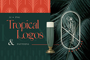 Tropical Logos and Patterns, a Branding & Logo Template by Polar Vectors (Thumbnail 1 of 16)
