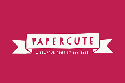 Papercute Font Collection
