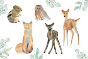 Animals and Flowers, an Animal Illustration by ViсkyArtDesign (Thumbnail 2 of 5)