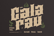 Calarau - Variable Metal Font, a Blackletter Font by creativemedialab (Thumbnail 1 of 16)