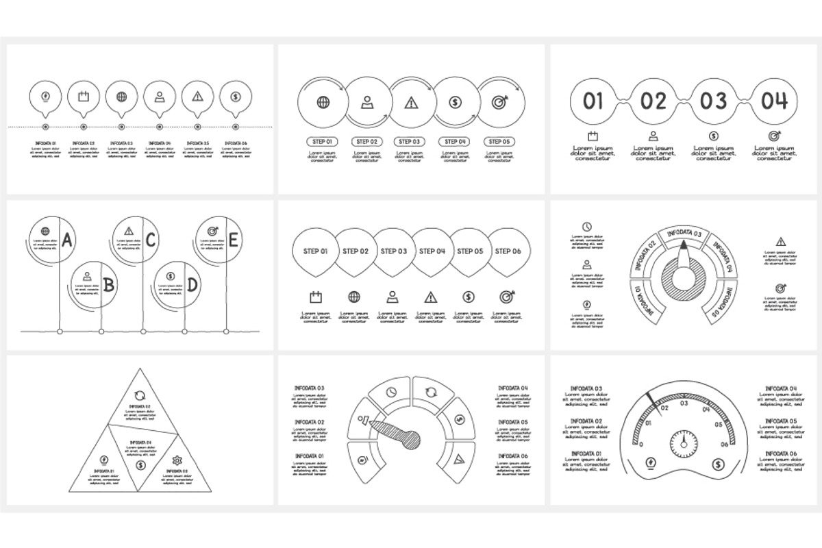 Set Doodle Presentation Canva, a Presentation Template by Infographics project (Photo 11 of 16)