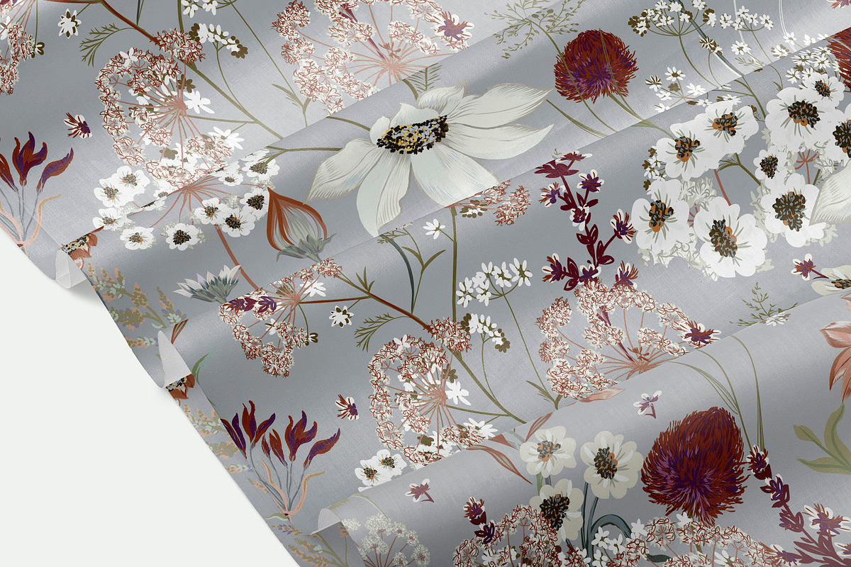Wild meadow seamless pattern, a Pattern Graphic by FleurArt (Photo 5 of 6)