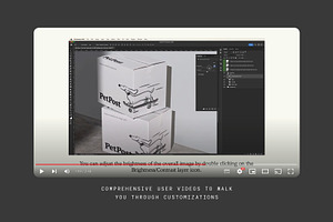 Packaging Box 01 Mockup