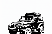 Jeep Vector Traveled design, perfect, an Illustration by Amazin_art (Thumbnail 5 of 9)