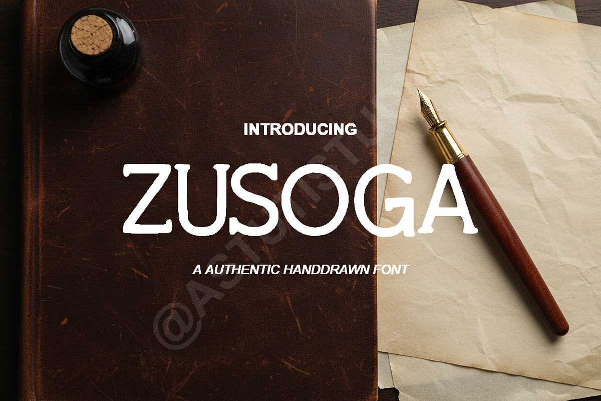 Zusoga - Luxury Modern Display Serif, a Font by Astuti Studio (Photo 1 of 15)