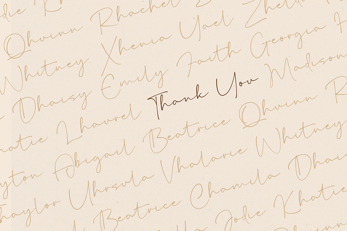 Estancia Elegant Signature Font, a Handwritten Font by RantautypeStudio (Photo 14 of 15)
