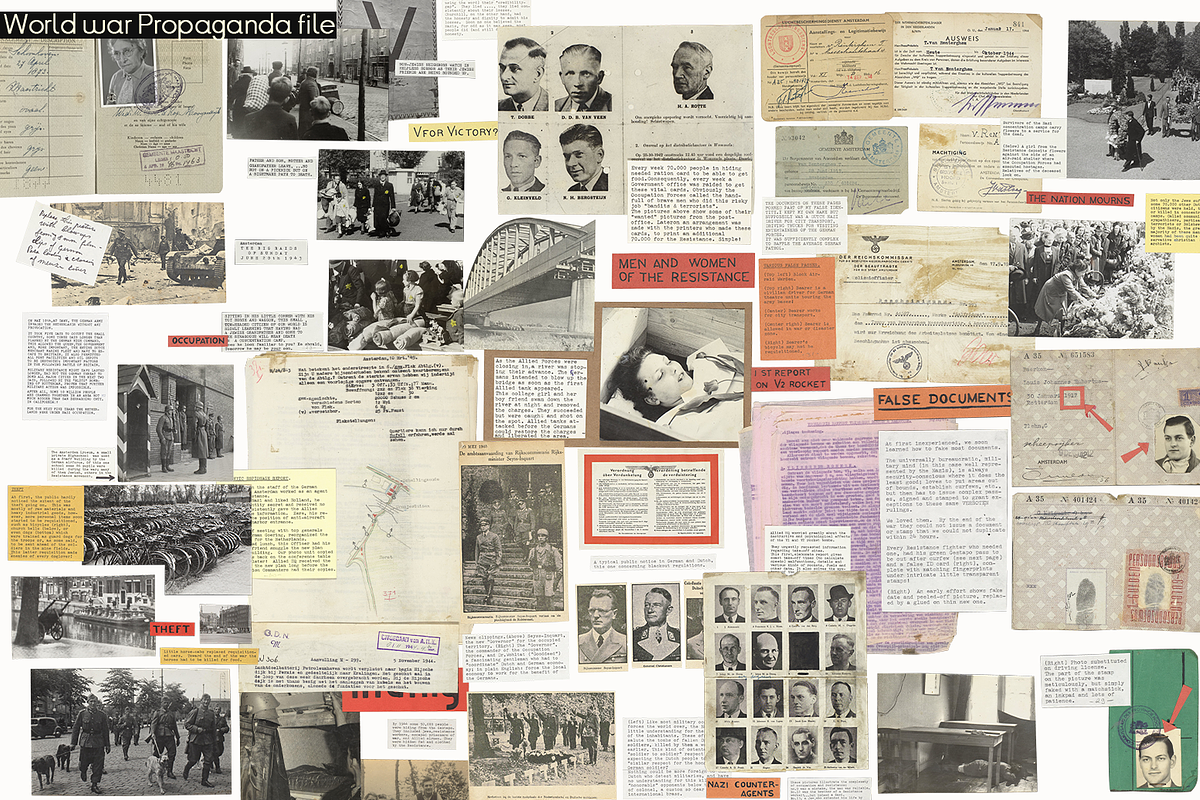Vintage Wars/Political Ephemera, an Object Graphic by Lilithcollageart (Photo 2 of 10)