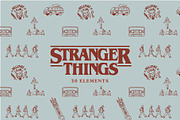 Stranger Things bundle, an Object Graphic by Lisa Mill (Thumbnail 1 of 8)