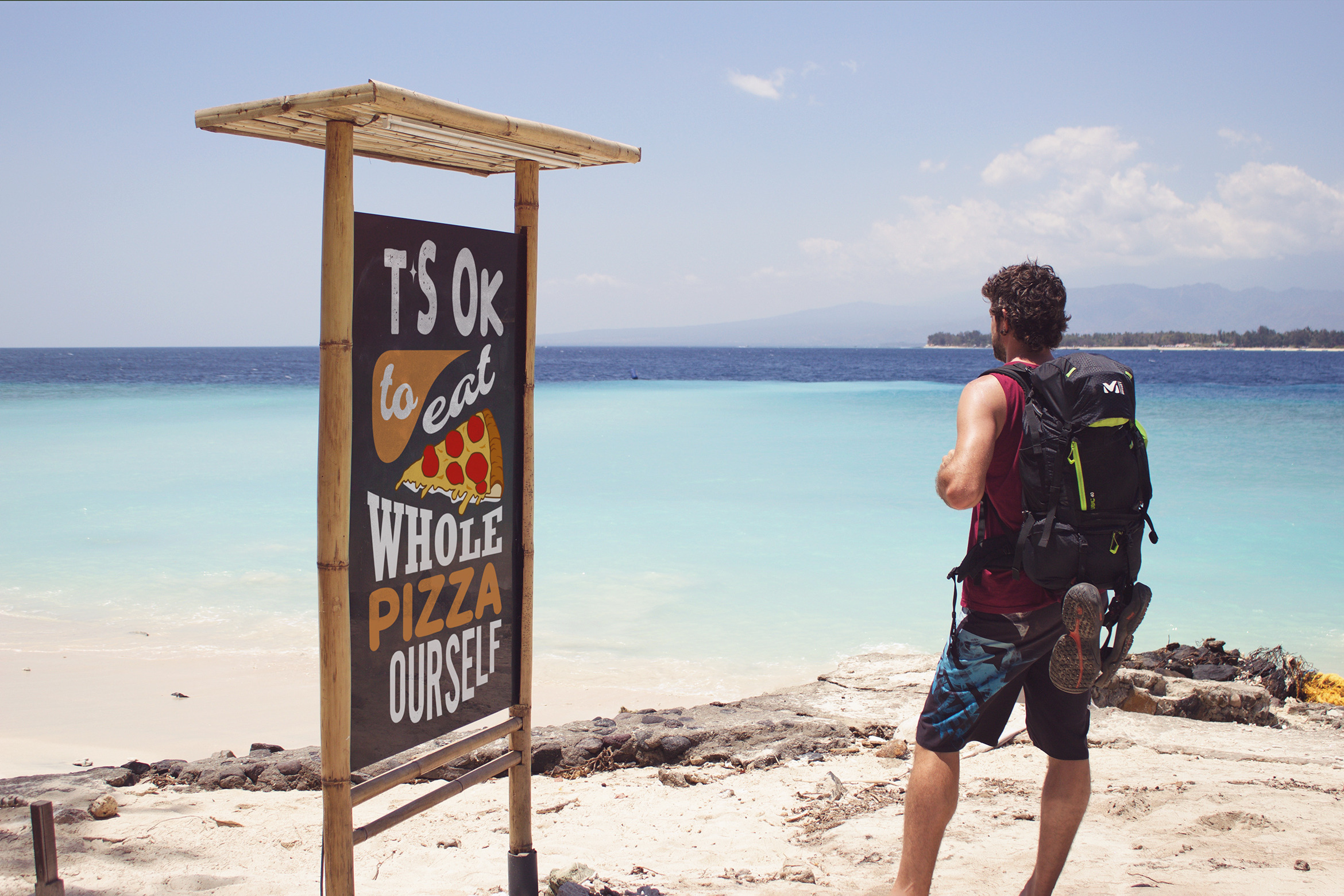 Beach Trip Black Slate Mockup, a Mockup by SmartDesigns