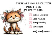 Whimsical Easter Kitten Clipart, an Illustration by OK Design (Thumbnail 6 of 6)