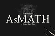 Asmath a Sharp Serif, a Serif Font by D&K Project (Thumbnail 1 of 7)