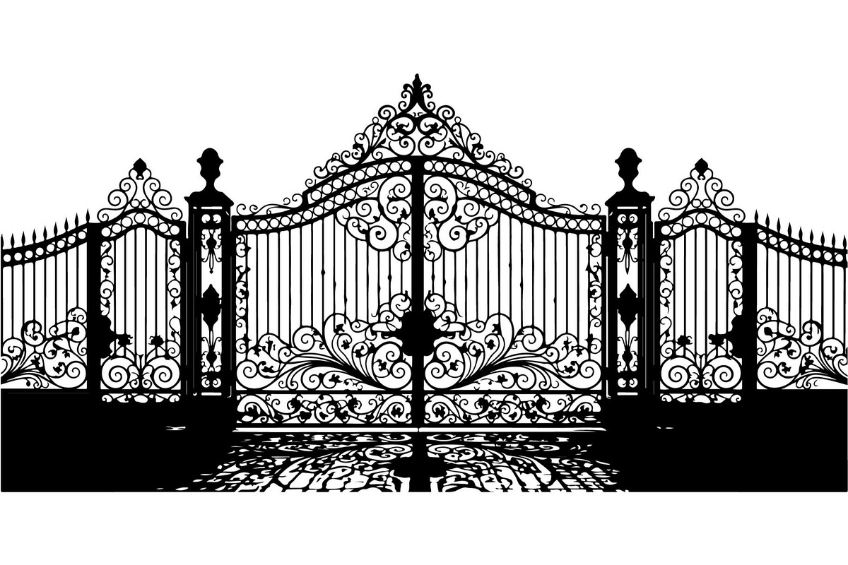 Decorative Iron Gate Bundle, a Decorative Illustration by Designer_Momina (Photo 20 of 26)