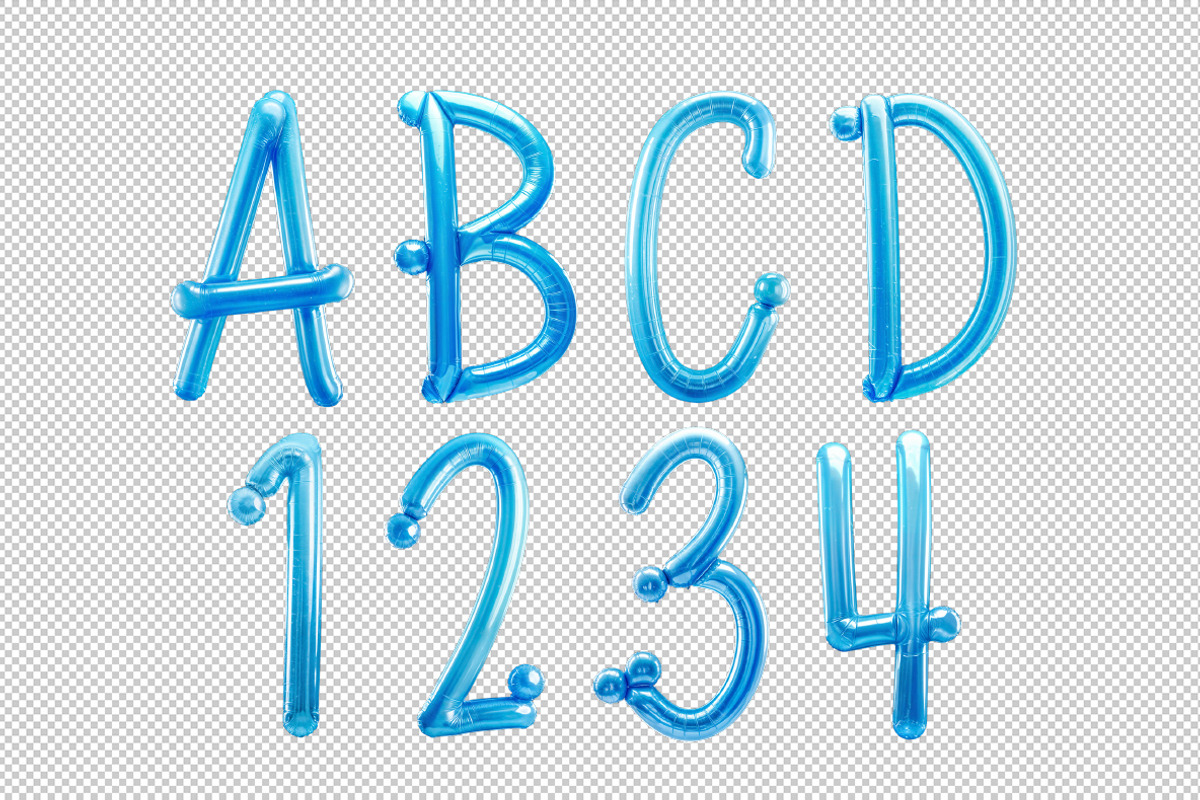 Blue Balloon Font, a Handwritten Font by Handmadefont (Photo 10 of 10)