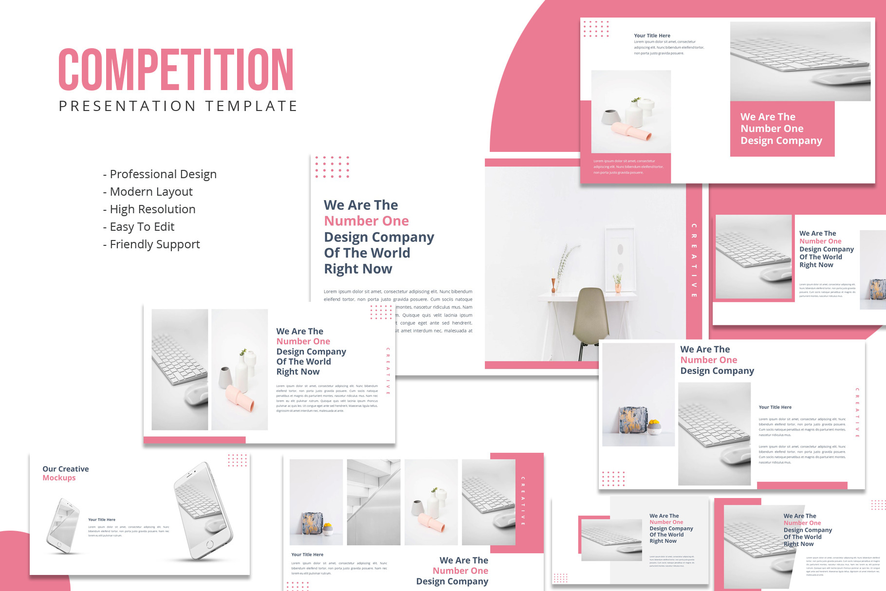 Competition Powerpoint Template, a Presentation Template by Creative Slides