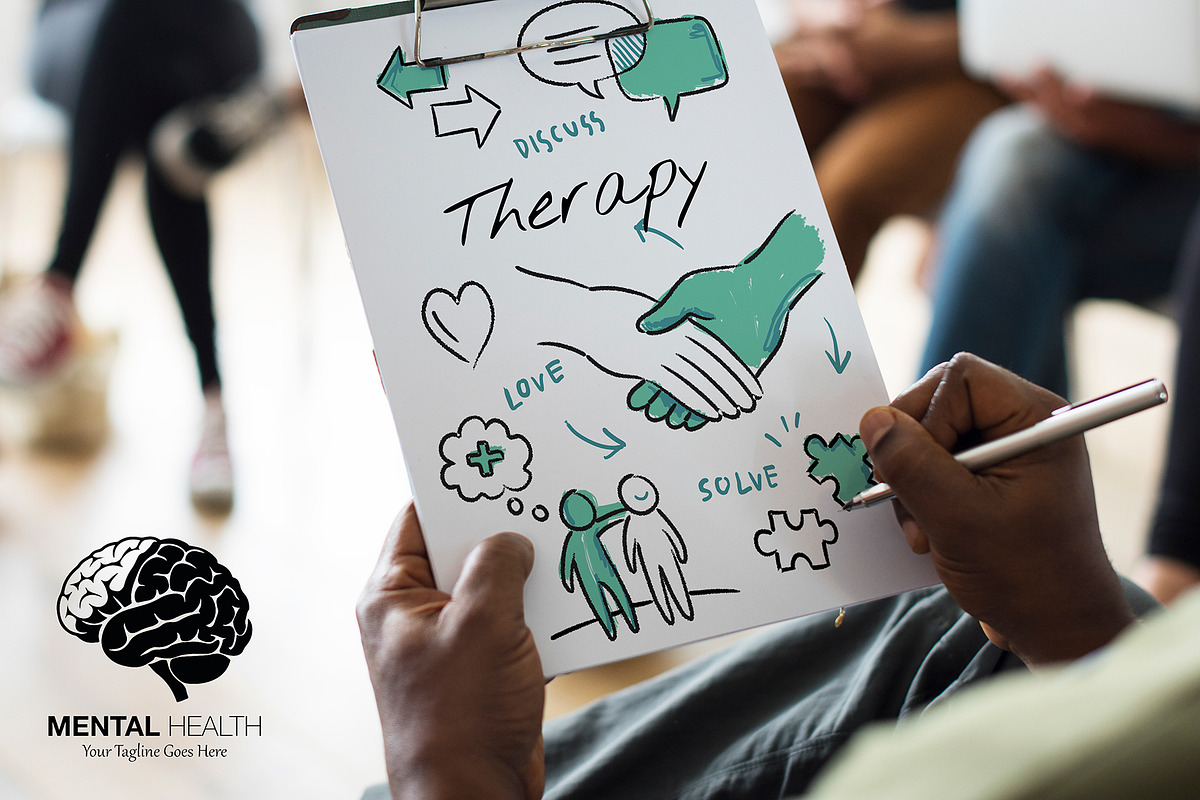 Psychology & Brain Logo Template preview 6