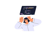 Programmers at work. IT concepts set, a Work Illustration by PaperTrident (Thumbnail 11 of 28)