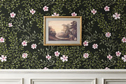 Dark Vine Watercolor Pattern, a Wallpaper Graphic by Webvilla Studio (Thumbnail 4 of 6)
