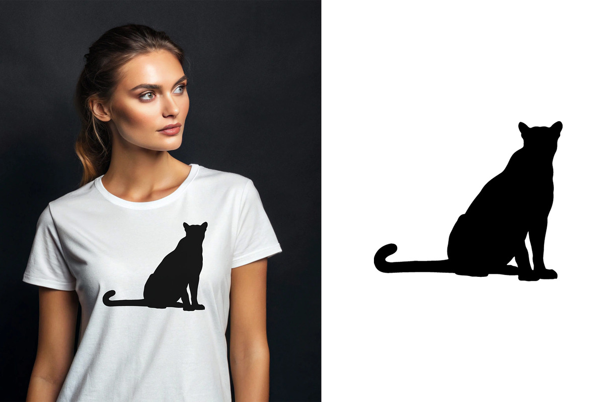 Cougar Silhouette Collection - 20 Un, an Animal Illustration by Unique Design Team (Photo 4 of 5)