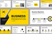 Modern Business Presentation Layout, a Presentation Template by Mighty-Slide (Thumbnail 1 of 4)