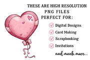 Whimsical Valentine Day Clipart, an Illustration by OK Design (Thumbnail 4 of 6)