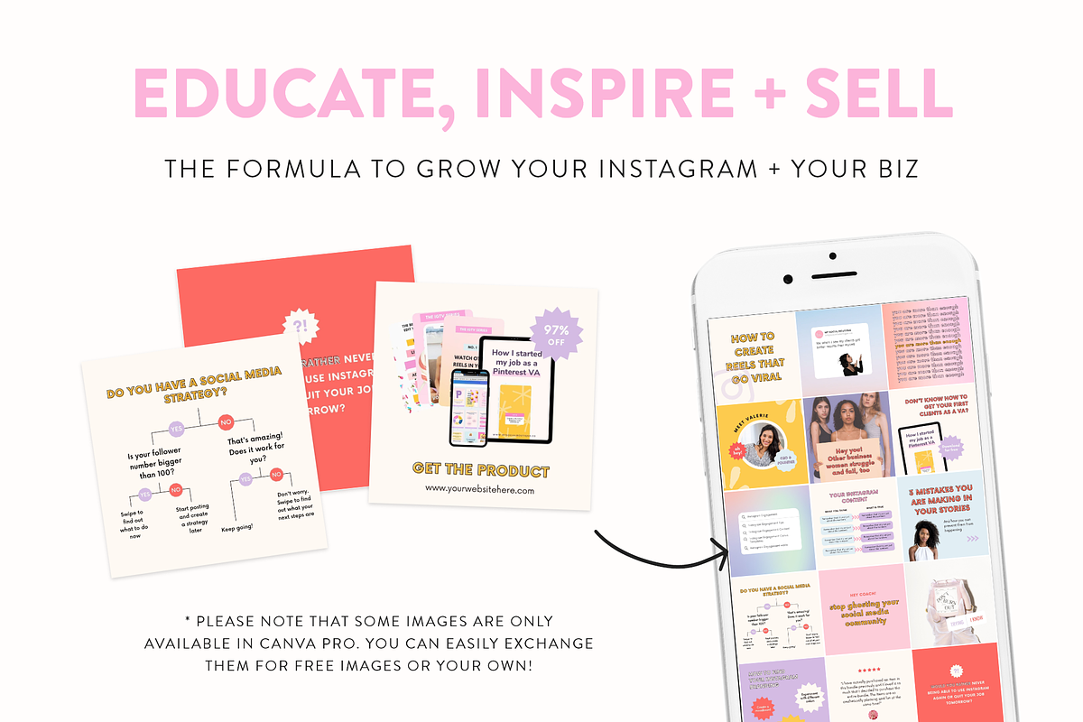 Organic Instagram Growth Kit, a Social Media Template by My Social Boutique (Photo 6 of 12)