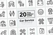 Car Service 20 Pixel Perfect Icons, an Outline Icon by Alex Blogoodf (Thumbnail 11 of 11)