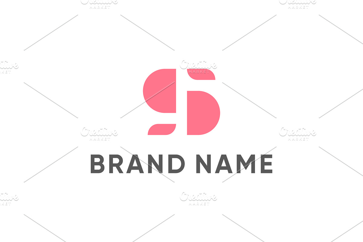 Initial SD Logo DS Design, a Branding & Logo Template by yanuart