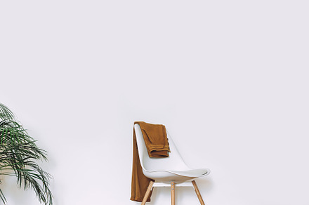 Interior in airy light scandinavian style mockup, an Abstract Photo by Dvoevnore photos