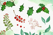 Christmas Edition Watercolor Set, a Seasonal Illustration by paperlions (Thumbnail 3 of 4)