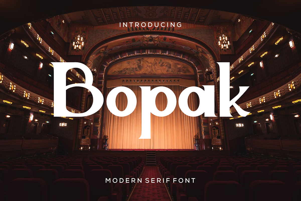 Bopak modern sans serif font, a Sans Serif Font by alanwarstd (Photo 1 of 5)