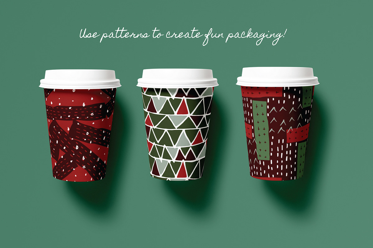 Modern Holiday | Patterns + Artboard, a Pattern Graphic by The Collective Studio (Photo 2 of 10)