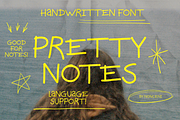 Simple Notes Handwritting Font, a Handwritten Font by Nonceni (Thumbnail 9 of 9)
